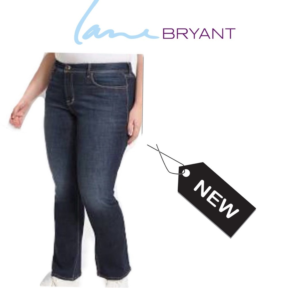 NWOT LANE Bryant size 22 short slim straight boot